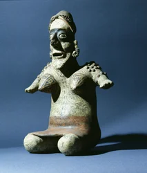 Estatuilla femenina de Nayarit, México, 300 a.C. - 500 d.C.